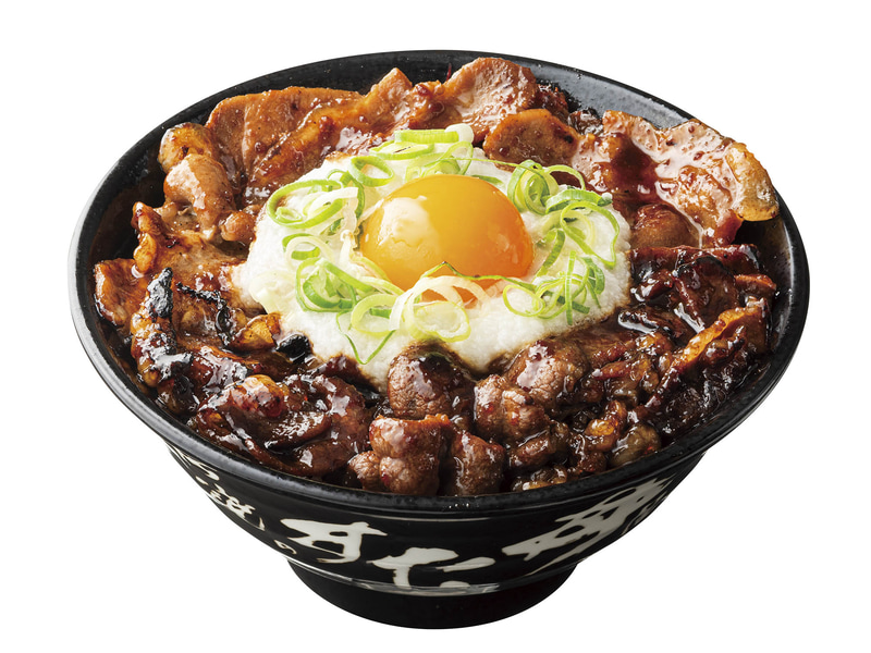 「月見とろろ北海道すた丼 牛豚合盛り」1,490円(税込)