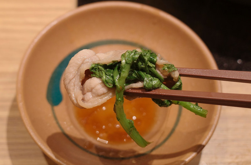 鴨肉の味変アイテムとして春菊はメチャオススメ！