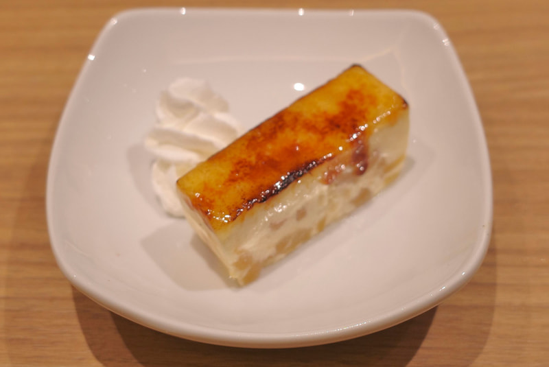 「林檎のクレマカタラーナ」は「特製だしで楽しむ 鴨すき/九条ねぎと楽しむ 鴨しゃぶ」同様に期間限定のメニュー！