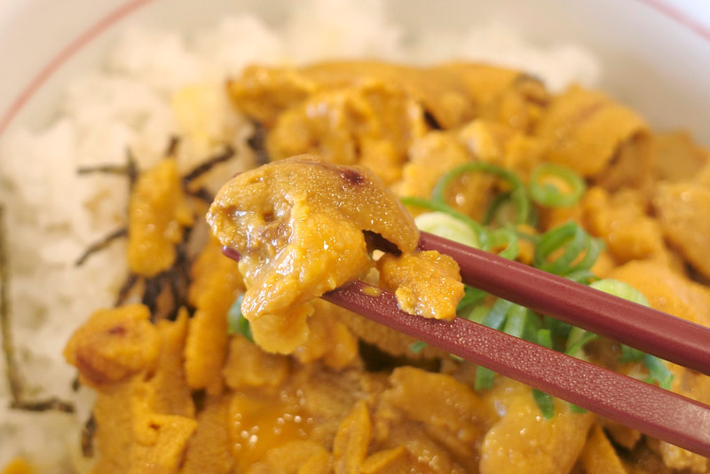 ミョウバン不使用なウニは旨味が濃厚な上に、雑味が全く感じられない!