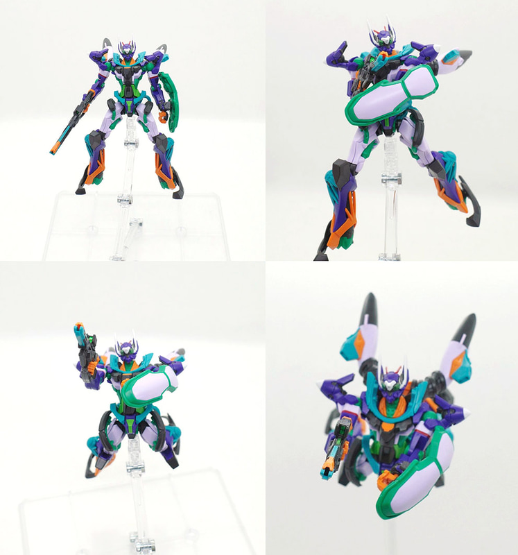「GFreD」はビームライフルの射撃シーンが存在することもあり、明確な射撃体勢を取らなかった「GQuuuuuuX」よりも様になっています