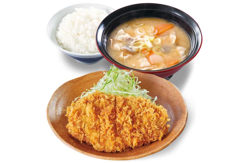 「とん汁定食(ロースカツ)」 790円(税込869円) → 830円(税込913円)
