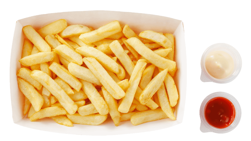 「ガリバーフライドポテト」(盛り付け量752g/エネルギー1,369kcal)