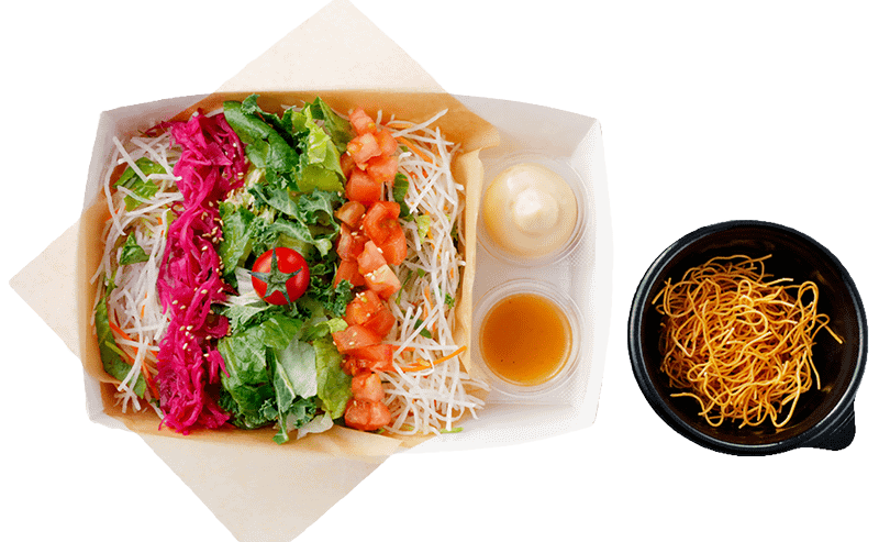 「ガリバーサラダ」(盛り付け量322g/エネルギー429kcal)