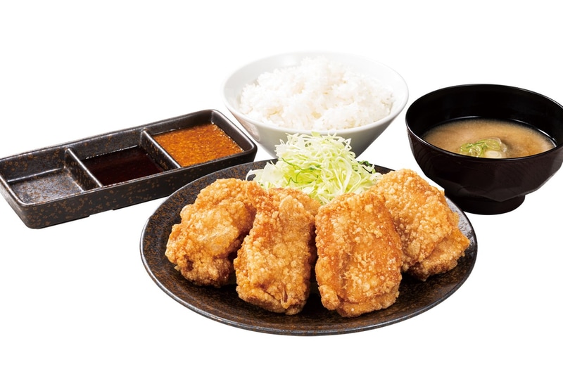 「からやま定食(4個)」 750円(税込825円) → 790円(税込869円)