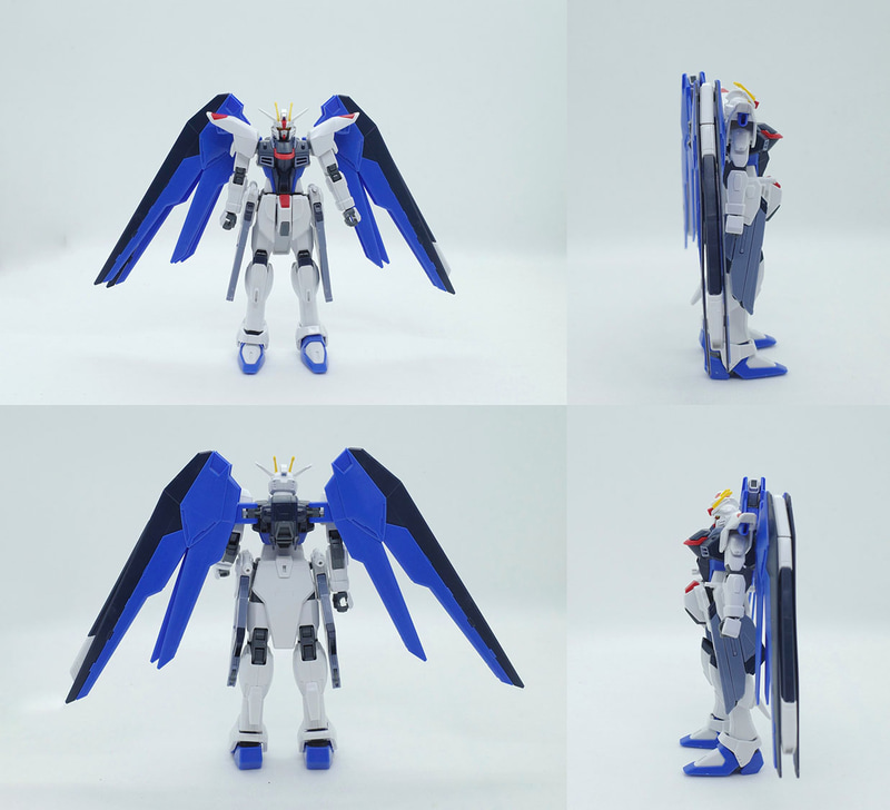 少し翼を下げて立たせることで倒れる心配無用!