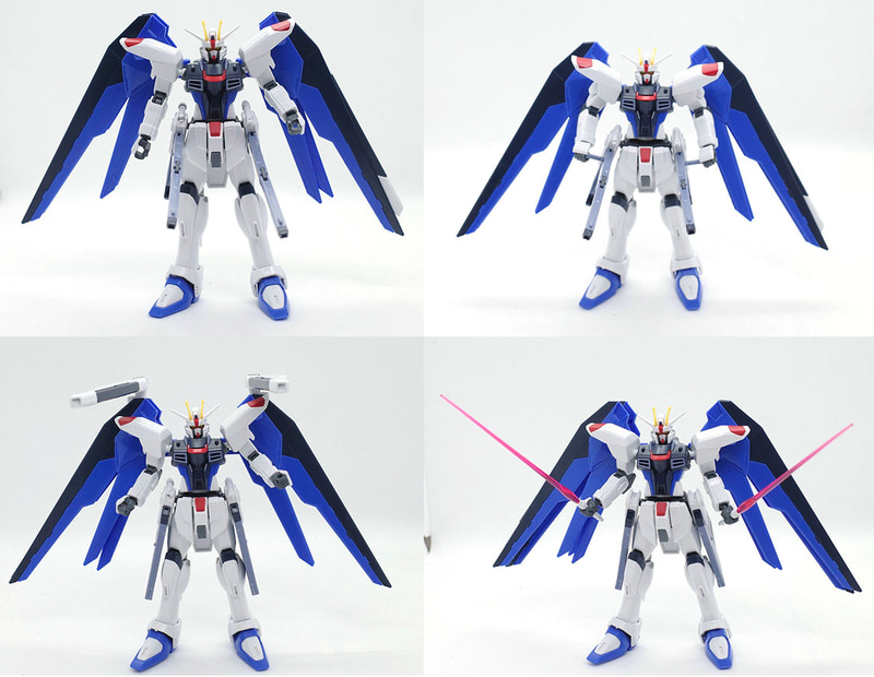 「HGCE 1/144 フリーダムガンダム」は、素体のままでも武装が充実!