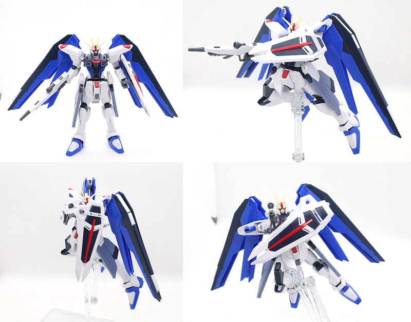 ラミネートアンチビームシールドの穴にルプス・ビームライフルの銃口を挿入することで、防御しながら射撃するシーンの演出もできます!