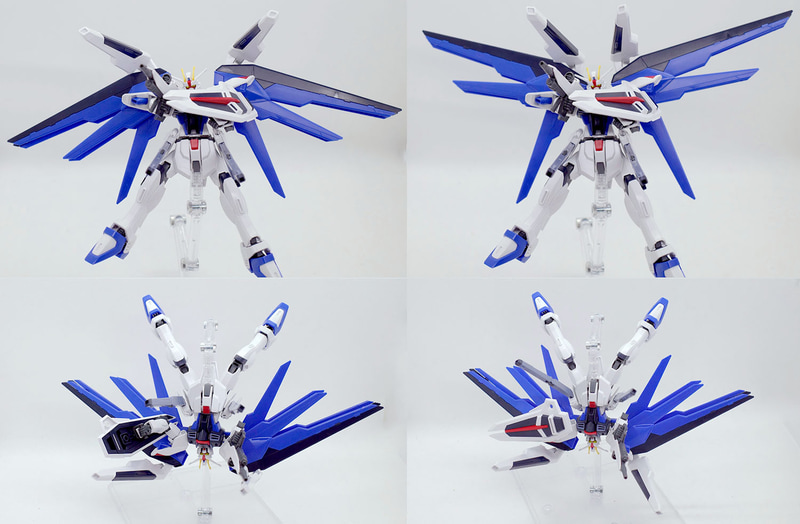 「フリーダムガンダム」の決めポーズと言えば？ と聞かれた際に連想することの多い「フルバーストモード」でポージングをFINISH!