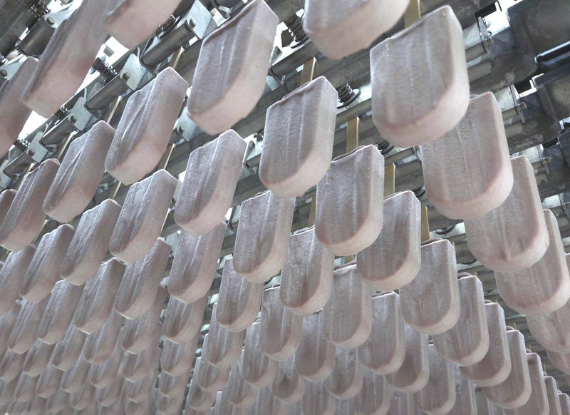 【初公開】「こしあんバー」生産の様子