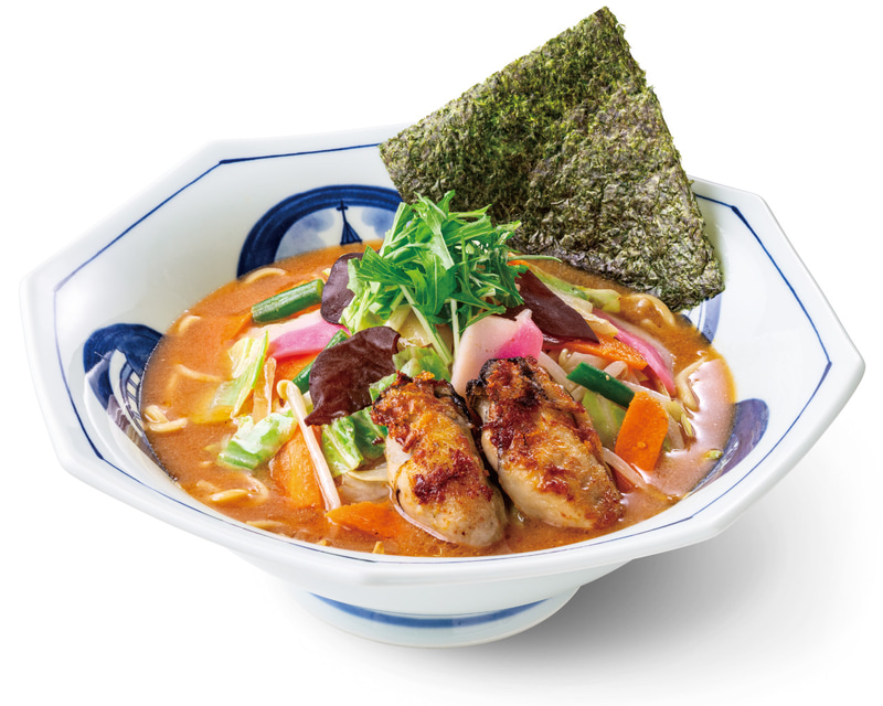 「かきちゃんぽん みそ」かき2個入り 1,090円(特別価格1,110円)(税込)