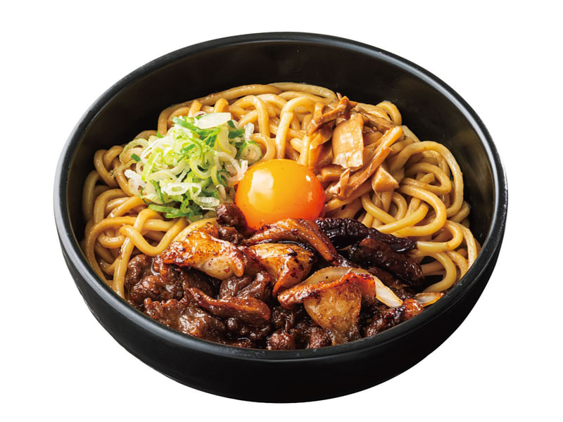 『とんこつ醤油牛カルビホルモン油そば』2玉 1,290円(税込)