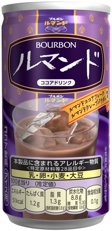 「ルマンドココアドリンク缶180」