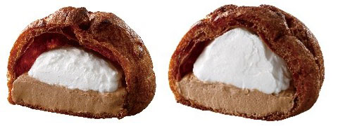 左が通常品、右が盛りすぎ商品