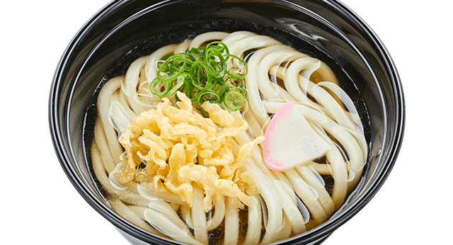 「かけうどん」 82円(税込90円)