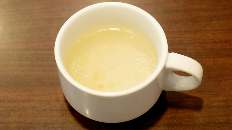 透明感高めなコンソメスープでFINISH!