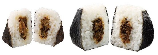 左が通常品、右が盛りすぎ商品