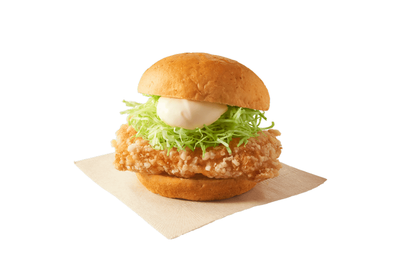 「ケンタの鶏竜田バーガー」