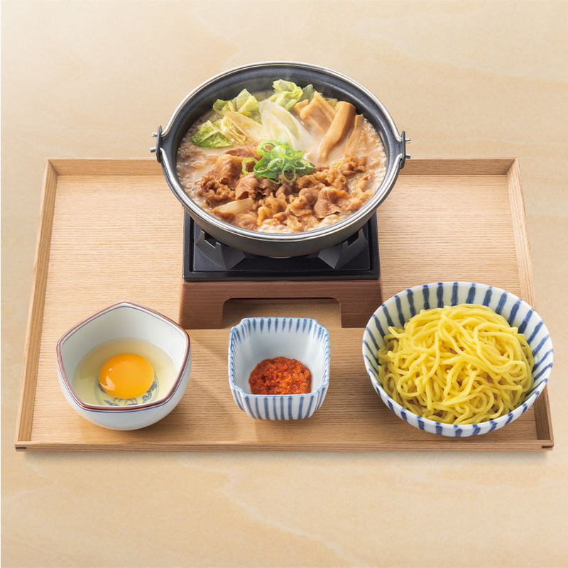 「牛肉玉ラーメン鍋膳(とんこつ)」単品