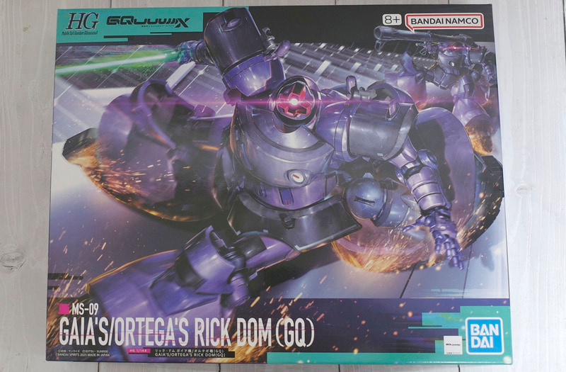 「HG 1/144 リック・ドム ガイア機/オルテガ機(GQ)」は、「機動戦士Gundam GQuuuuuuX」に登場する「リック・ドム ガイア機/オルテガ機」をガンプラ化した一品