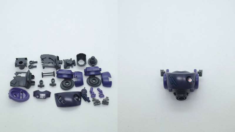 胴体はAランナー18、Bランナー4、5、12、13、14、21、22、23、24、C1ランナー11、12、C2ランナー11、12、19、20、21、24、27、28、29、30、31、D1ランナー8、E1ランナー1、2、マーキングシール1を使用