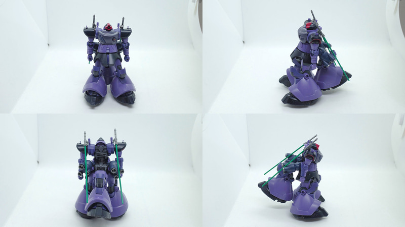 背部の脚部兼バックパックの重みの影響もあってか、安定して立たせるには工夫が必要です