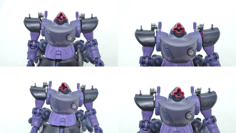 モノアイは可動式なので表情づけも楽々!