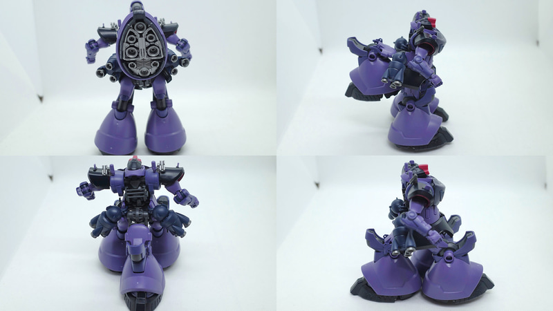 アクションベースを用いずにディスプレイするなら、背部の脚部兼バックパックを下ろすことがマスト!