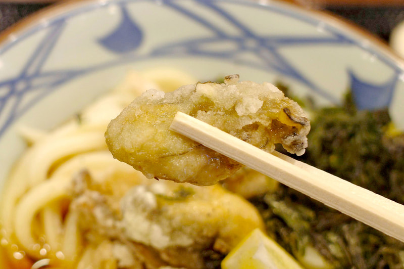 揚げ牡蠣は下味が強く、そのまま食べても旨し!