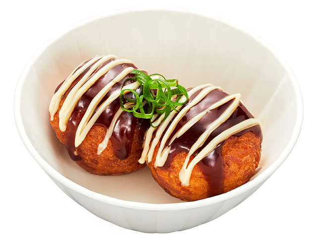 店内揚げ「とろ～り大玉揚げたこ焼き(2個)」 通常190円(税込)→82円(税込90円)