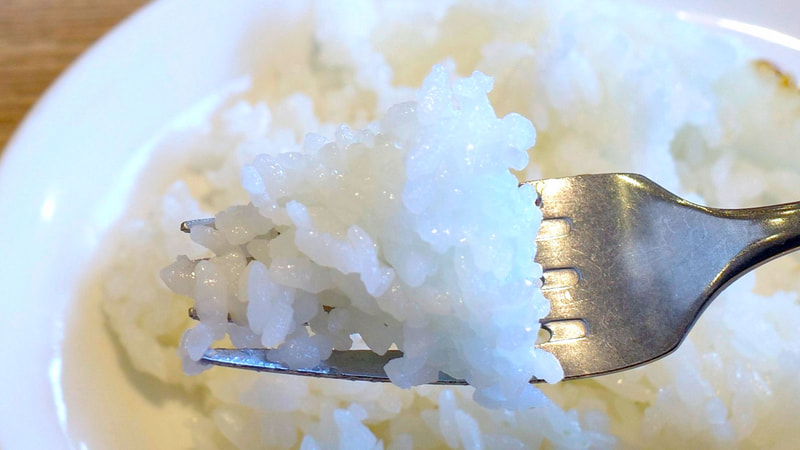 ライスはふっくらとした炊き加減!