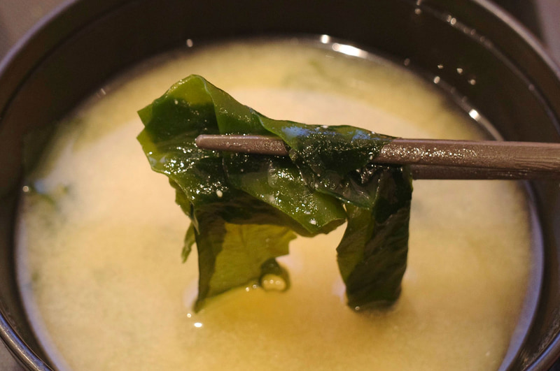 わかめ入りのみそ汁でFINISH!