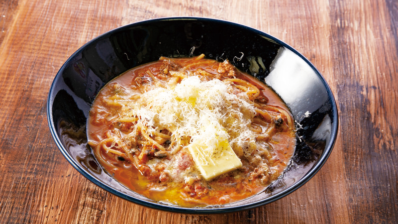 溺れるミートソース