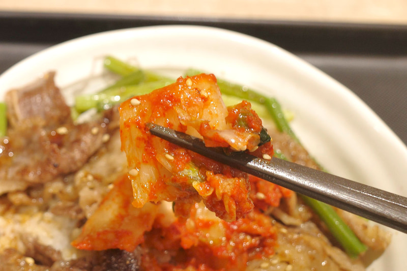 白菜キムチは思いのほか辛さが強強!