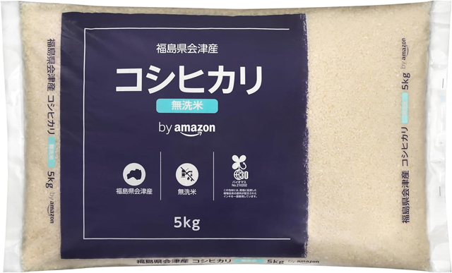 「会津産 コシヒカリ 5kg」税込5,502円 (Amazon.co.jpより)	https://www.amazon.co.jp/exec/obidos/ASIN/B00YC3M1K8/impresswatch-34-22/ref=nosim