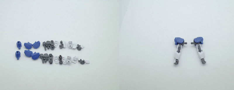 右腕はBランナー5、6、8、14、15、C1ランナー2、5、6、13、14、Dランナー1、8、9を使用。左腕はBランナー3、4、7、12、13、C1ランナー1、7、8、11、12、Dランナー1、12、13を使用