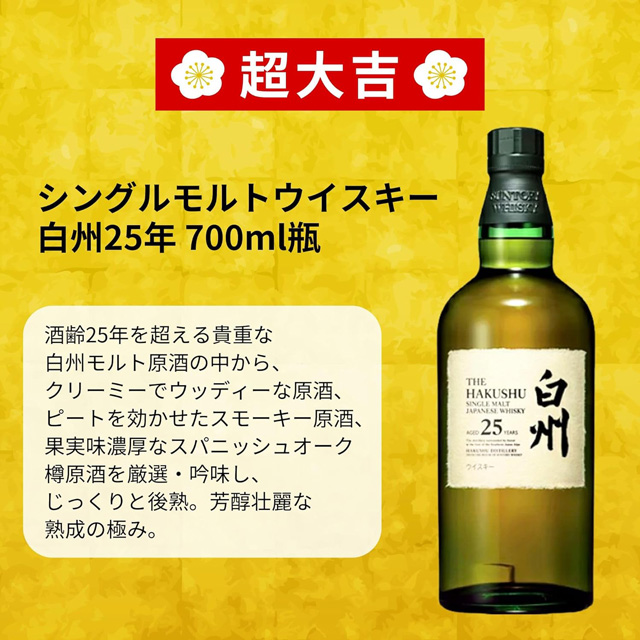 「白州25年」のテイスティングノート