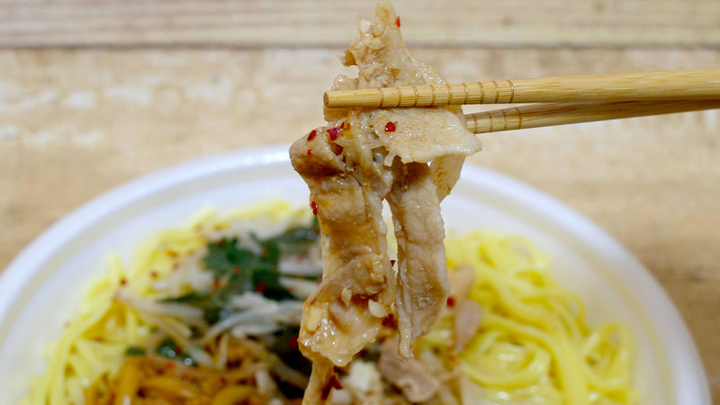 豚肉は素材の持つ旨味とコク旨醤油あんの味がダブルで旨し!