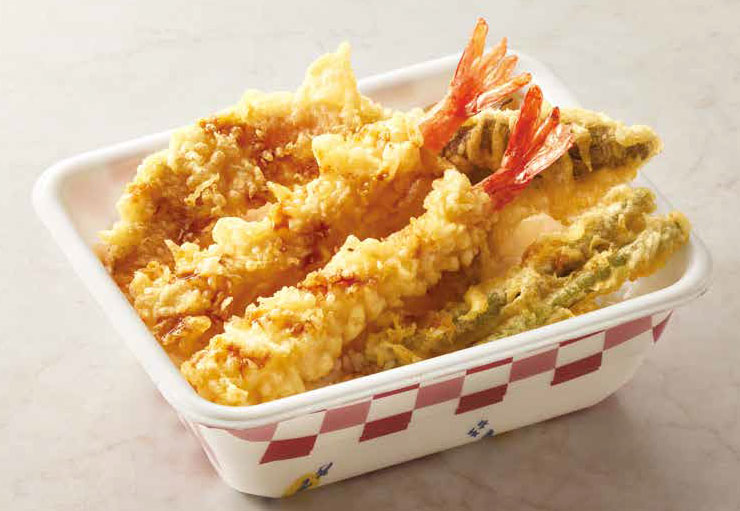 「海老と野菜の天丼弁当」