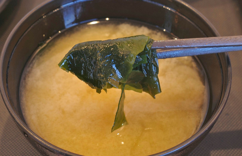 わかめ入りのみそ汁でFINISH!