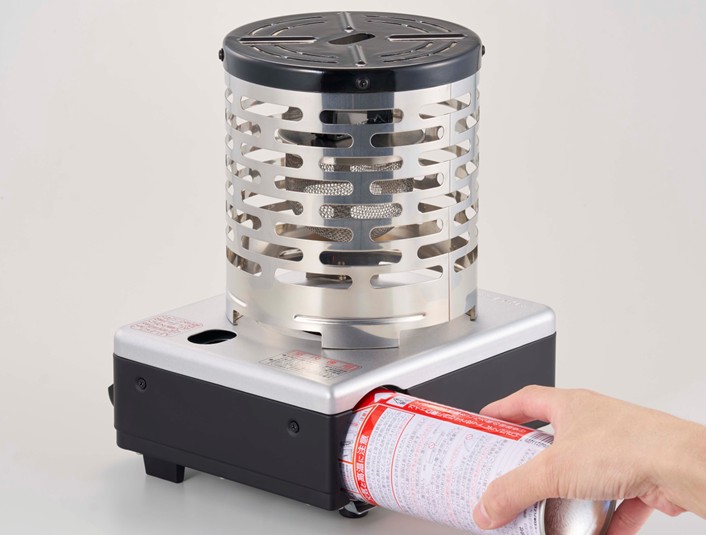 カセットガス差し込み口