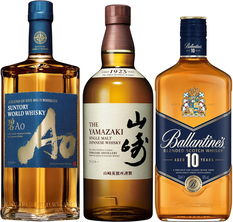 「山崎・碧Ao・バランタイン10年」税込17,516円 (Amazon.co.jpより)	https://www.amazon.co.jp/exec/obidos/ASIN/B0DTHGDXXP/impresswatch-34-22/ref=nosim