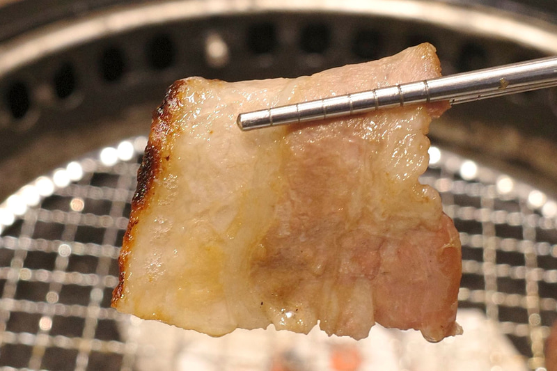 豚カルビは脂と味のバランスグー!