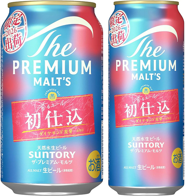 「ザ・プレミアム・モルツ 〈ジャパニーズエール〉香るエール〈初仕込〉 350ml/500ml」