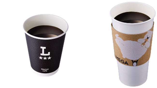 左が＜従来品＞、右が＜盛りすぎ商品＞