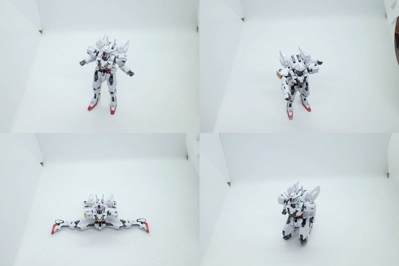 「HG 1/144 ガンダムキャリバーン」の上半身の可動範囲はイマイチですが、下半身は中々グッド!