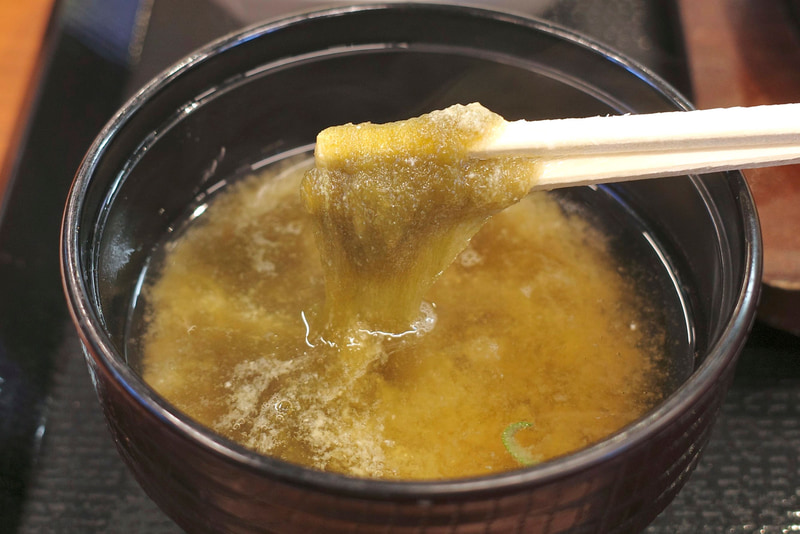 とろろ昆布入りのみそ汁でFINISH!