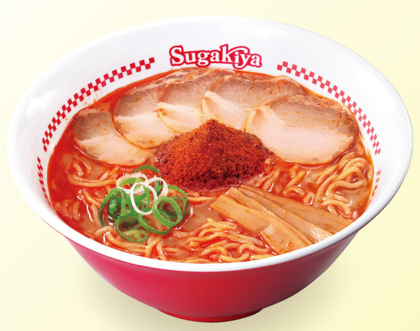 肉入スガ辛魚ラーメン