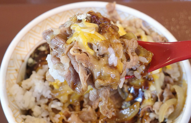 濃いめの味付けのご飯物が大好きな方は、最初から「デミグラスチーズ牛丼」として喰らうのが正解と実感しながらFINISH!