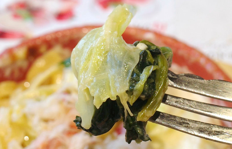 キャベツ、ほうれん草は箸休めに最適!